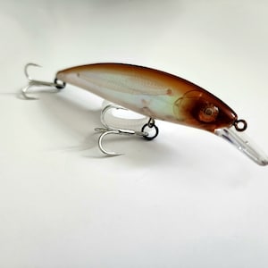 4.3&quot; Brownie Luminous Jerkbait, Crankbait, Slashbait, Custom Fishing Lure, Bass Fishing lures
