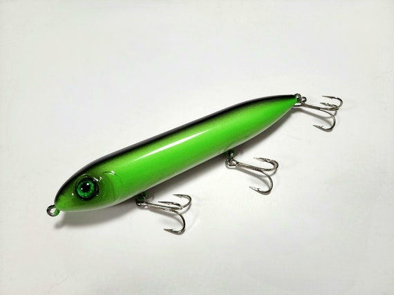 5 Green Goblin Spook, Bass Fishing Lures, Custom Fishing Lure, Topwater Fishing  Lures, Topwater Popper 