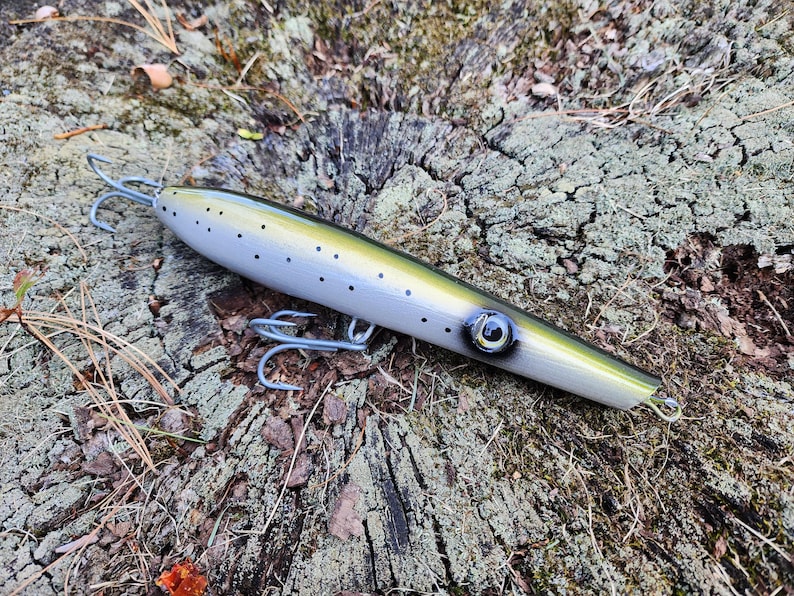 Striped Bass Trolling Tube Lures, Teaser Rig, Stainless Steel