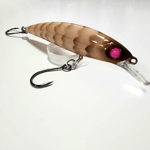 4.3&quot; Reptile Jerkbait, Crankbait, Slashbait, Custom Fishing Lure, Bass Fishing lures