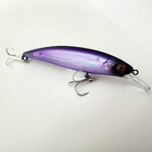 4.3&quot; Night Rider Luminous Jerkbait, Crankbait, Slashbait, Custom Fishing Lure, Bass Fishing lures