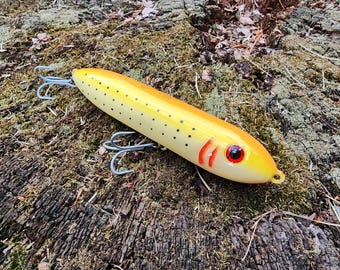 7&quot; Chicken Scratch Big Bone Spook: Topwater Saltwater Fishing Lure