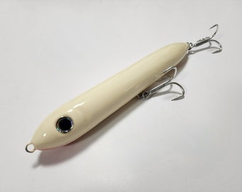 9&quot; Big Bone Spook, Topwater Fishing, Saltwater Lures, Custom Fishing Lures, Surf Fishing lures, Musky Lures, Striped Bass Lures, Snook Lures