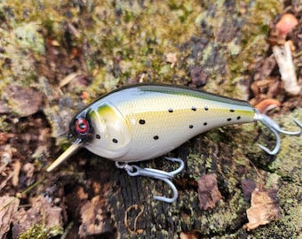 2.5&quot; BUNK crankbait, Custom Fishing Lures, Bass Fishing lures, Bass Lures, Fishing Gifts