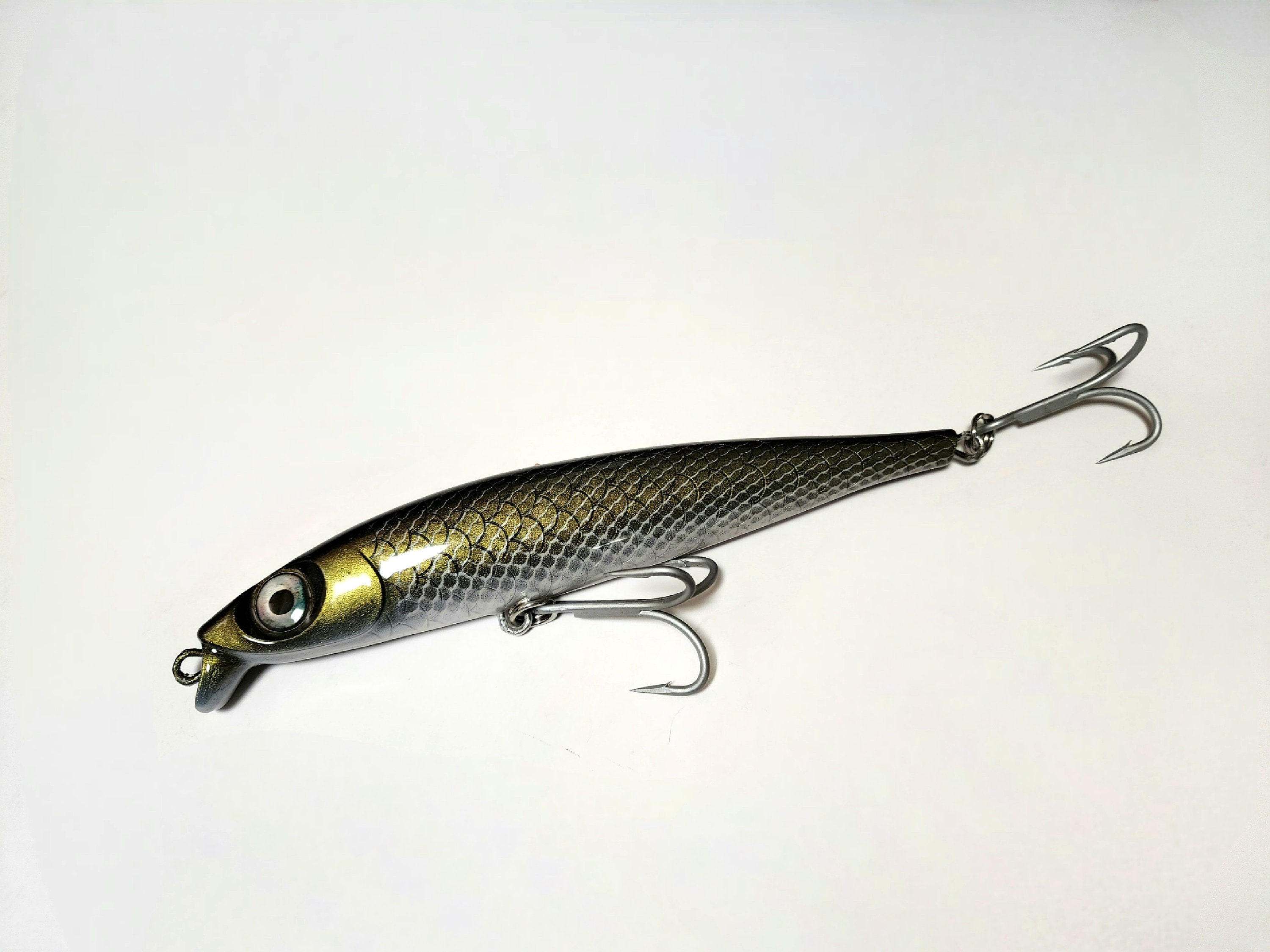 7 Warrior Mega Minnow, Jerkbait, Striped Bass Lures, Saltwater Lures, Bass  Fishing Lures, Custom Fishing Lures, Musky Lures 