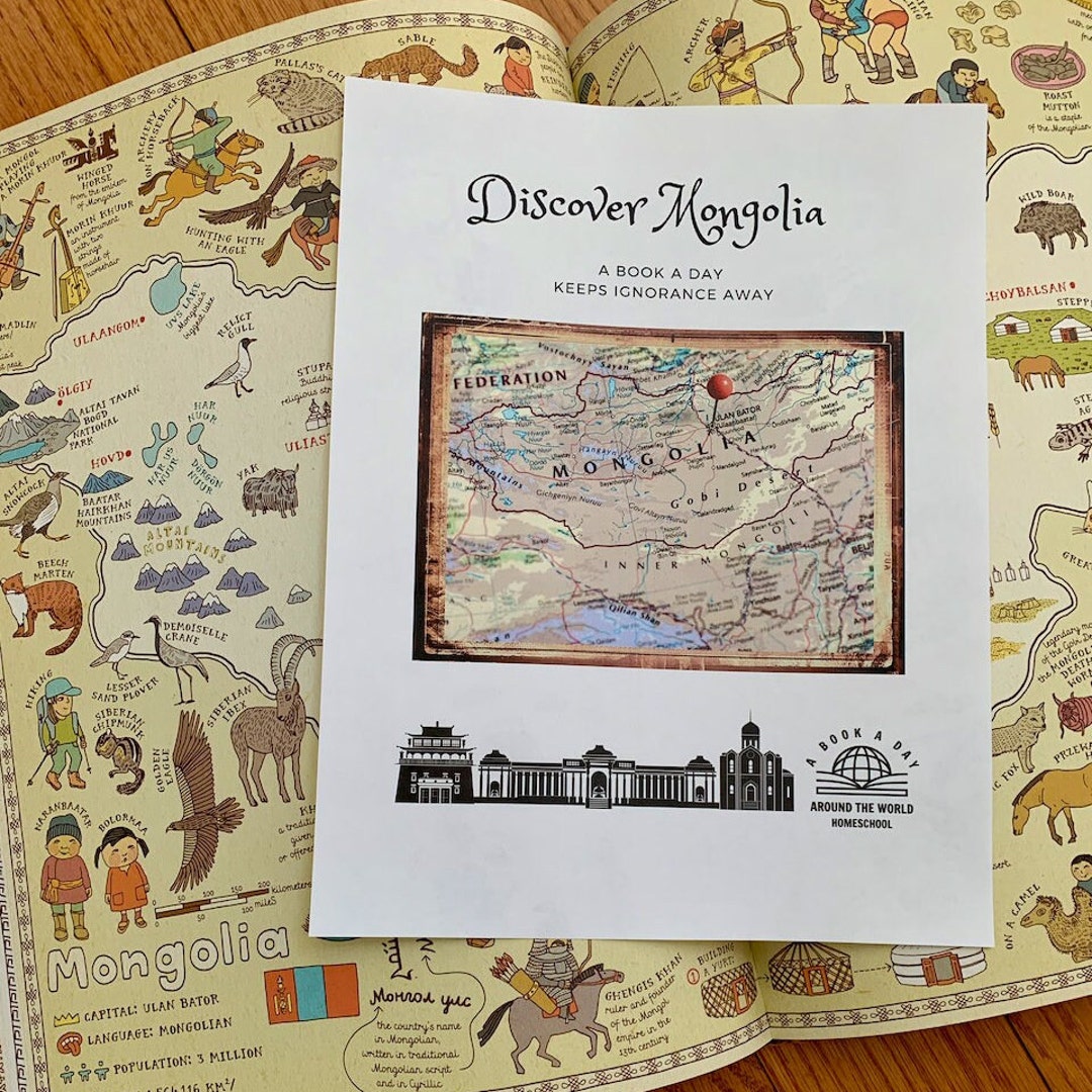 Mongolia Geography Curriculum, Elementary Ages, Homeschool and