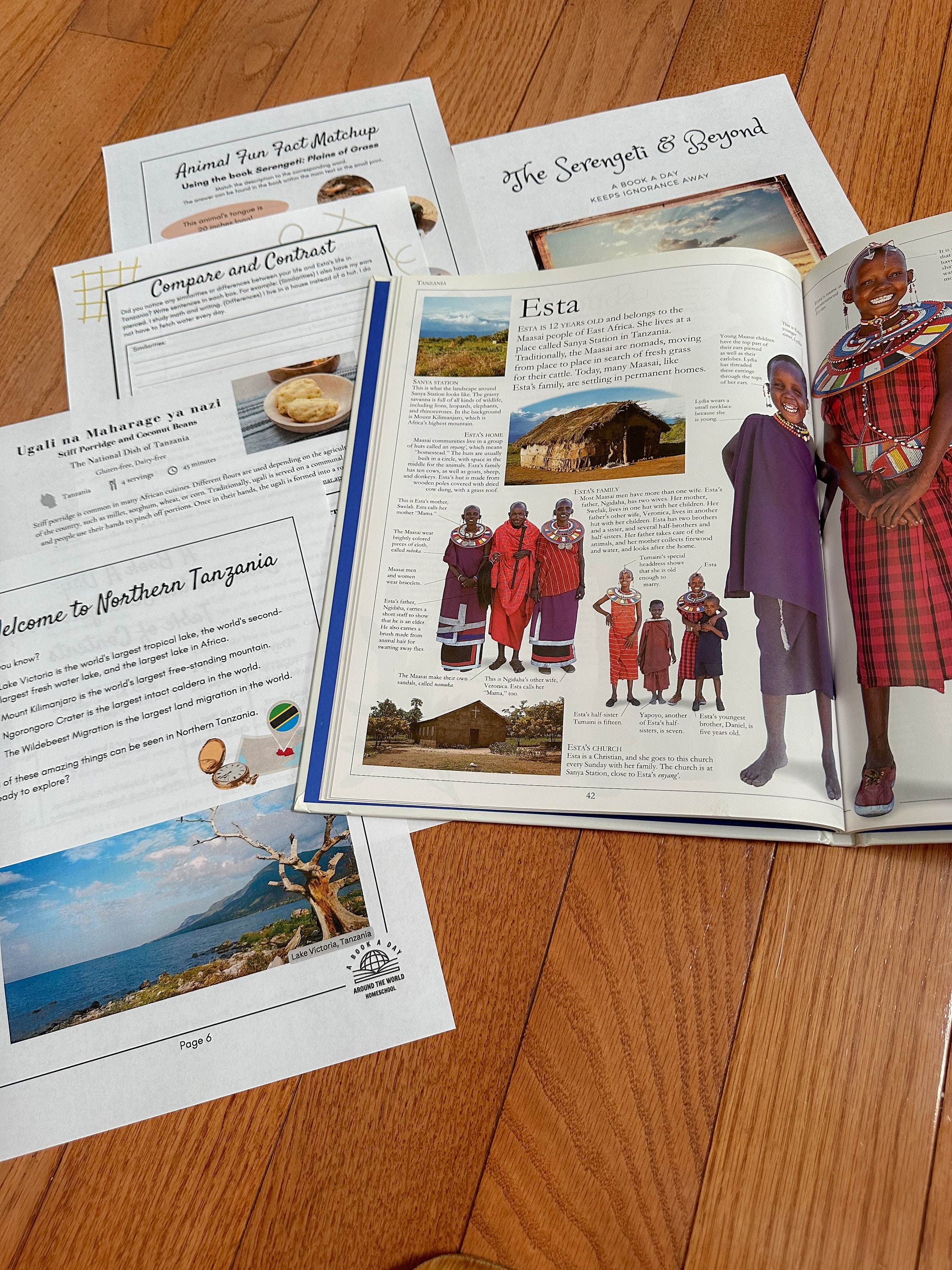 Serengeti Geography Curriculum, Elementary Ages, Homeschool and