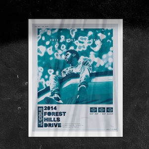 J. Cole 2014 Forest Hills Drive Poster
