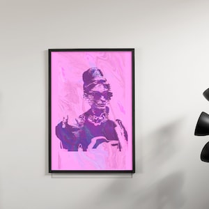Audrey Hepburn Iconic Sunglasses Printable Poster