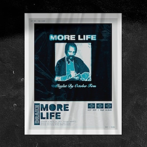 Drake MORE LIFE Album Poster – rsdesignstudio