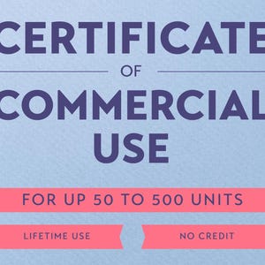 Licenza commerciale estesa + Licenza senza credito - Più di 50 vendite e meno di 500 - Licenza valida per 1 prodotto del negozio