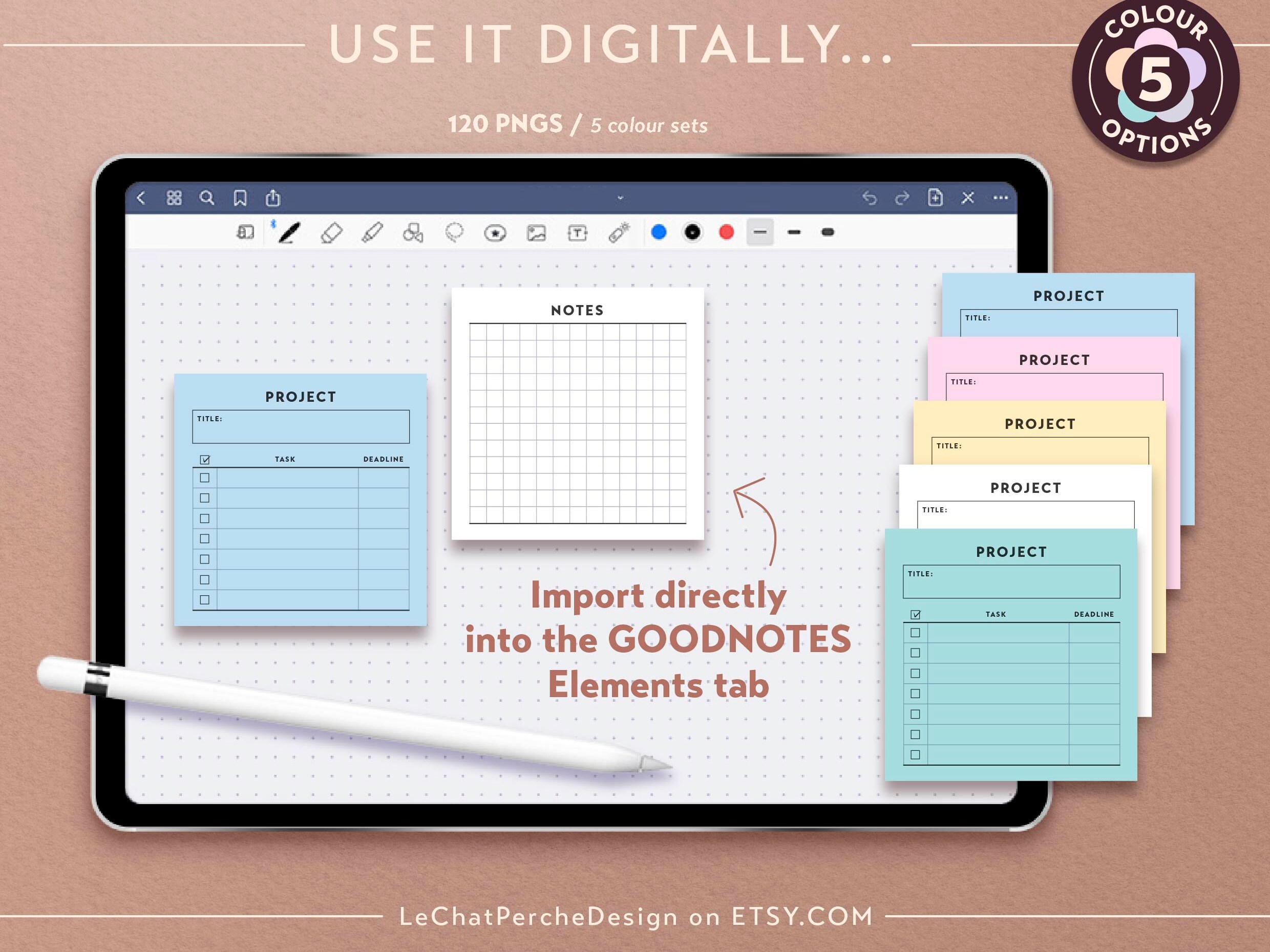 Stickey Notes.pdf Student Sticky Notes Printable, 3x3 Minimalist Planner (PDF) - Etsy