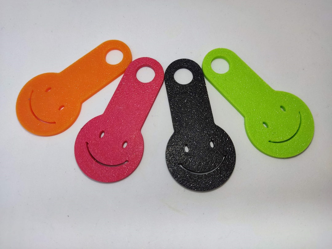 5x Shopping Cart Chip Different Colors Shopping Cart Chip Smile Face