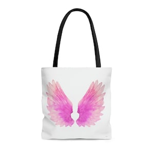 angel wings,bag, canvas bag, tote bag, gifts for women, canvas shopper, oversized canvas bag, reusable bag, shopping bag, tote bag for women