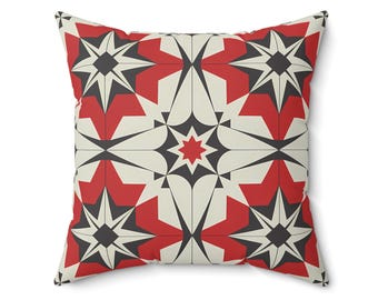 Geometric Accent Pillow: Modern Bohemian Home Decor