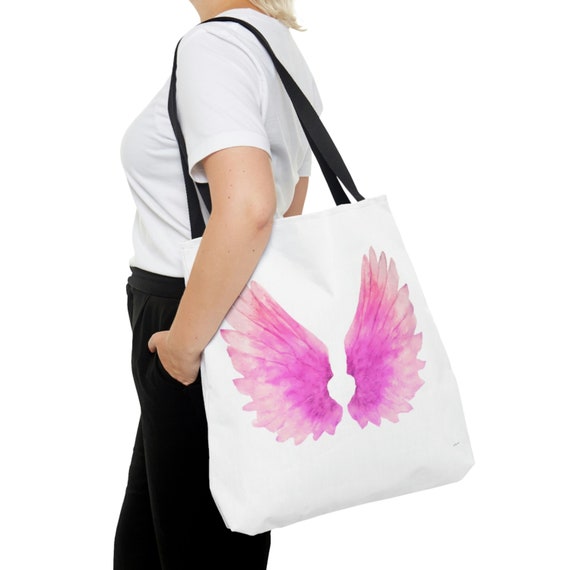 Alas de ngel bolso bolso de lona bolso de mano regalos para