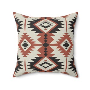 Southwestern Throw Pillow: Boho Chic Couch Cushion