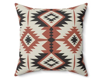 Southwestern Throw Pillow: Boho Chic Couch Cushion