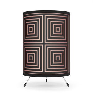 Geometric Tripod Lamp, Modern Lighting Fixture, Unique Home Decor, Perfect for Living Room, Bedroom, Gifts for Housewarming, Minimalist