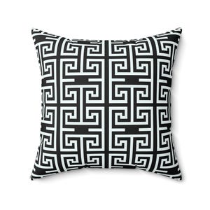 Geometric Pattern Throw Pillow: Modern Home Decor Accent Cushion