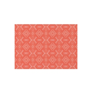 Orange Southwestern Stylish Outdoor Rug for Patios, Boho Home Decor, Functional Area Rug for Decks, Perfect for Parties and Gatherings