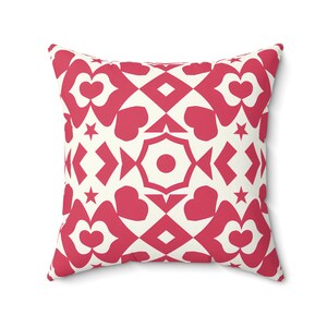 Romantisches Herz Muster Kissen: Valentinstag Home Decor