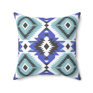 Bohemian Decorative Pillow, Cozy Home Accent, Tribal Pattern Cushion, Living Room Decor, Unique Gift for Him/Her, Southwestern Style
