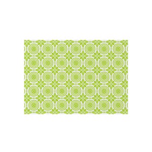 Vibrant Green and White Outdoor Rug, Decorative Patio Mat, Garden Floor Covering, Picnic Area Carpet, Stylish Outdoor Decor