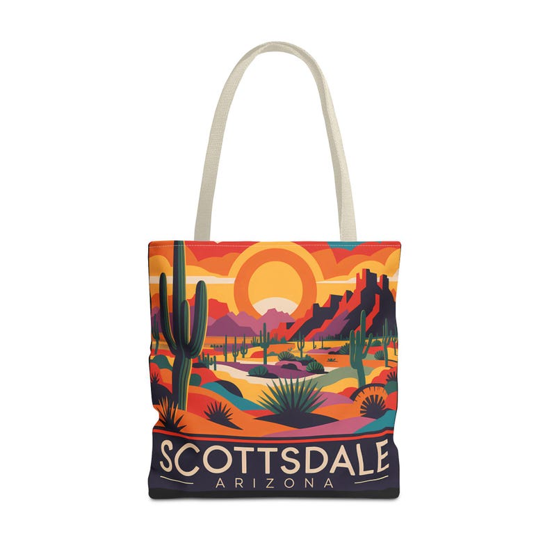 Sac fourre-tout Scottsdale Desert : sac à provisions réutilisable et respectueux de l'environnement image 2