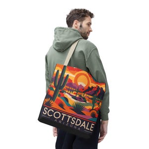 Sac fourre-tout Scottsdale Desert : sac à provisions réutilisable et respectueux de l'environnement image 10
