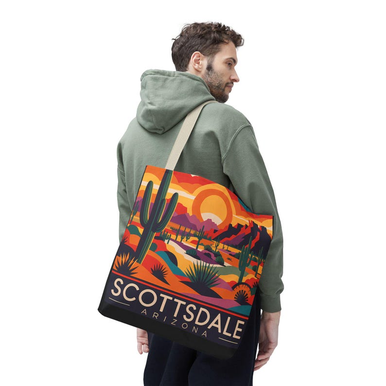 Sac fourre-tout Scottsdale Desert : sac à provisions réutilisable et respectueux de l'environnement image 10