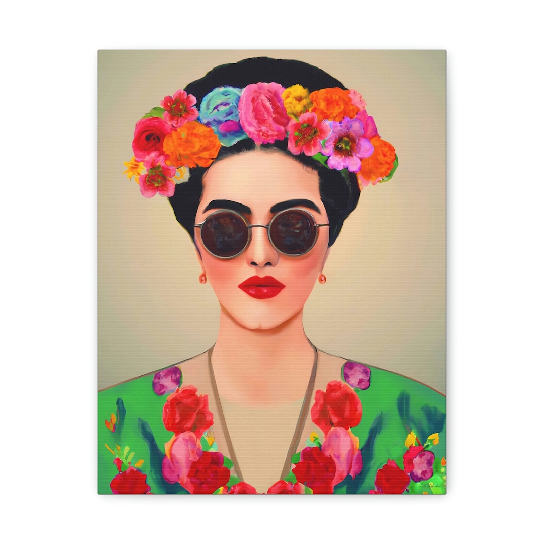 Mexican Woman Wall Art, Wall Art, Wall Art Canvas, Wall Art Décor, Wall