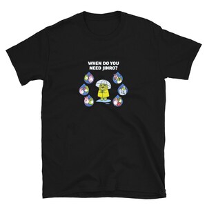 Cute Korean Soju Frog Black or White Short-Sleeve Unisex T-Shirt