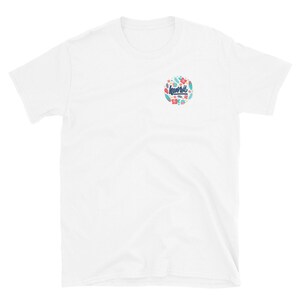 Hawaii Logo Style Hawaiian Travel Schwarz oder Weiß Kurzarm Unisex T-Shirt