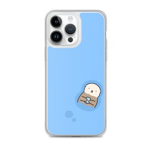 Cute Sea Otter Clear Case for iPhone®