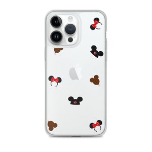 Cute Disney Ears Cappello Topolino Disneyland Custodia trasparente per iPhone®