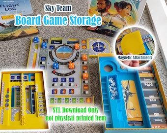 Sky Team Board Game Insert/organiser Upgrades (fits expansion) STL digital download