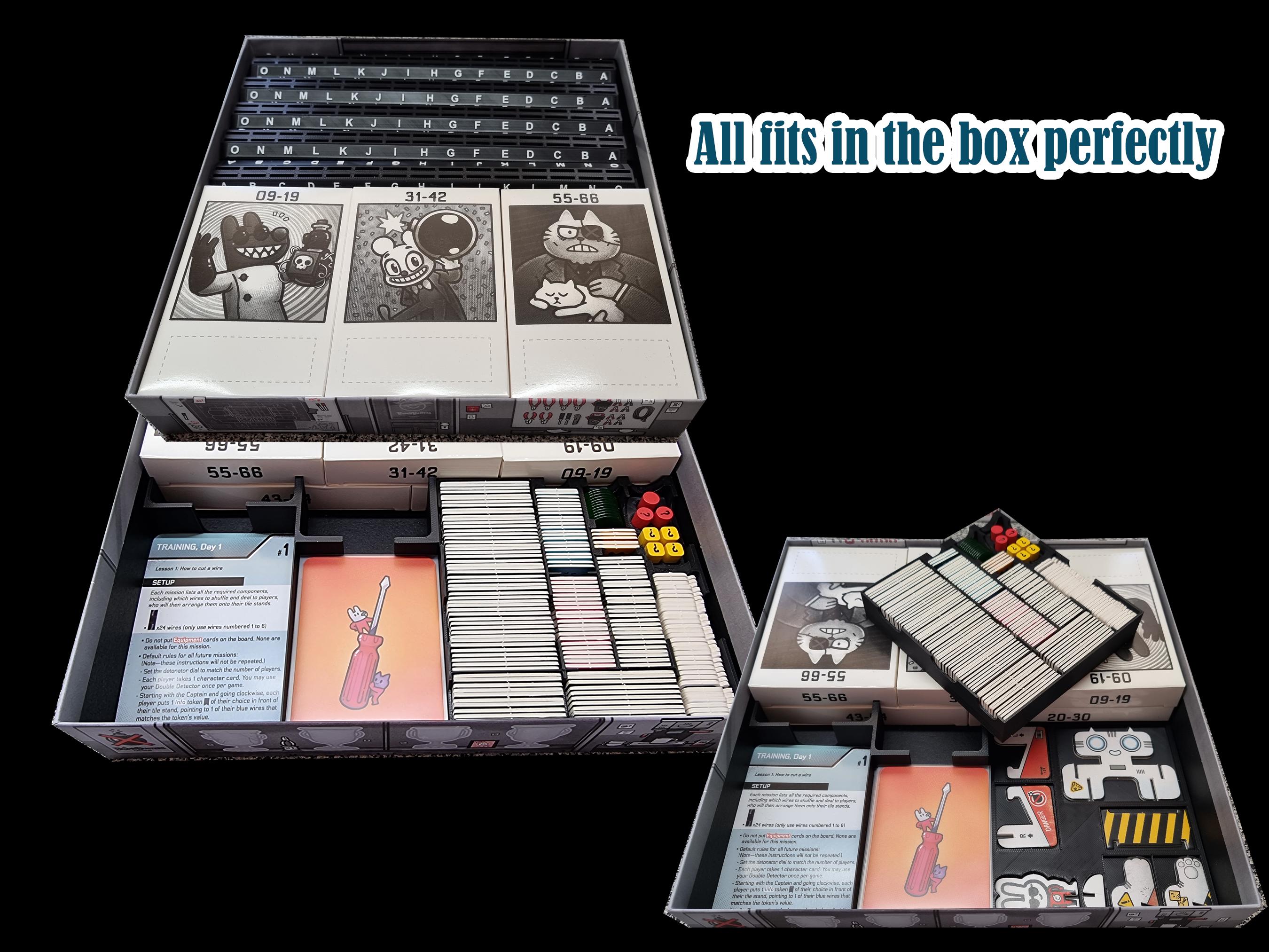 Bomb Busters ワイヤートレイのアップグレードとストレージ