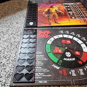 Final Girl Board Game Accessory Pack (niet-officieel) - Gezondheidstrays met bordstijlers.