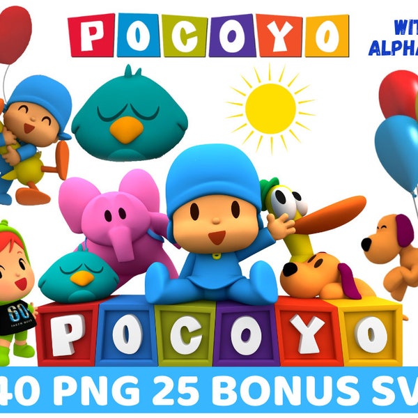 Pocoyo Clipart Png, Pocoyo Svg Bundle, Pocoyo. Birthday Party, Pocoyo Logo Stickers Png Transparent Backgrounds, Pocoyo Svg Shirt, Pocoyo