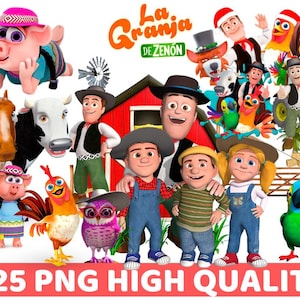 La Granja De Zenon Png, Zenon Clipart Png, Zenon Png Bundle, Zenon Png Personnages, The Zenon Farm Png, Zenon Png Birthday Pritnables