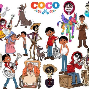 Coco Font Png Bundle, Coco Alphabet Letters Clipart, Sublimation File ...