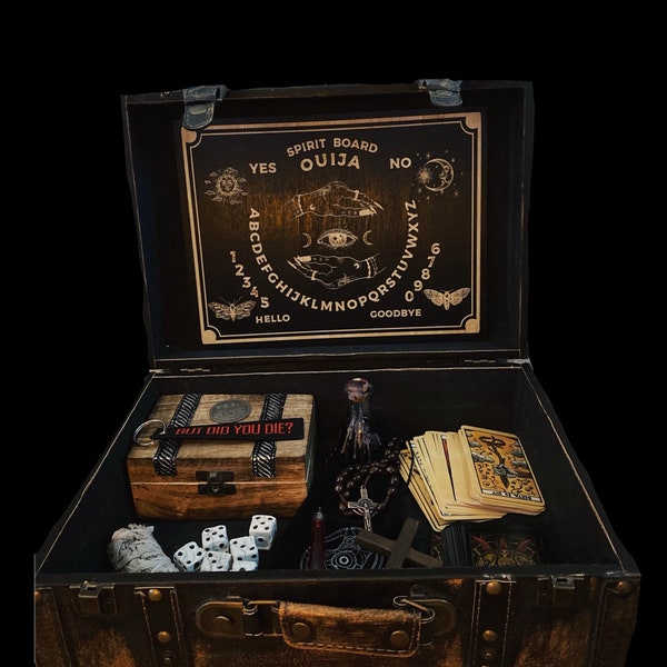 Geisterjagd Kit: Paranormal Ermittler, geschenk geisterjäger, Ghosthunter-Box, mit antiken und Vintage Artikeln, Ghosthunter,paranormal,