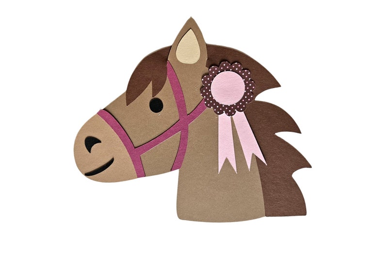 Craft set invitation cards horse horse motif perfect for any horse birthday or horse party Invitation card horse horse theme party image 1