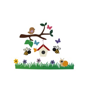 Frühling Fensterbild Bastelset | Fensterdeko für den Frühling | Fensterdeko Sommer | Fensterbilder für den Frühling | Fensterbilder