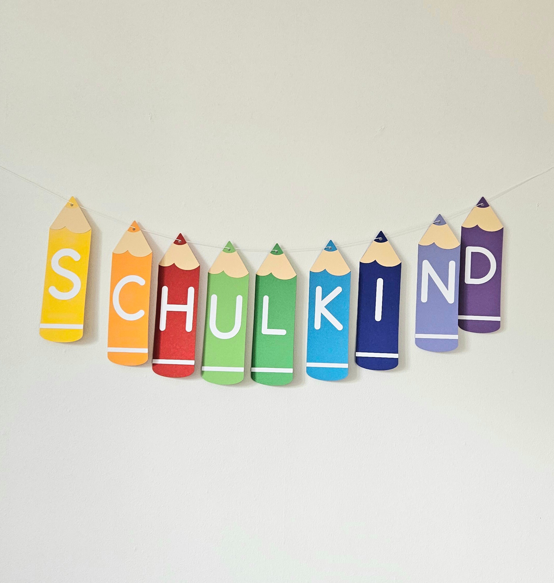 Losuya Bunte Wimpelkette 'Welcome Back' – Girlande Aus Papier, 16x13 Cm, Perfekt Für Schulanfang, Willkommensfeiern, Hauspartys – Hängende