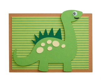 Bastelset Dino Einladungskarten Basteln | Dino Kindergeburtstag | Dino Party | Bastelvorlagen zum selber basteln | Dino Geburtstag