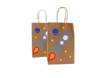 Craft set children's birthday party favors | Space children's birthday | Rocket crafting | Space birthday | Children's birthday party favors