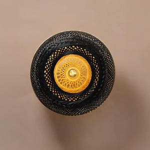Lámpara de araña de bambú hecha a mano: lámpara de entrada y sala de estar de estilo rústico, pantalla de bambú con celosía, iluminación de bambú de alta calidad.
