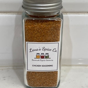 Organic Chicken Seasoning! All-Natural, Homemade, Spicy, NON-GMO
